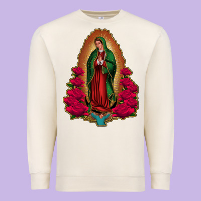 Our Lady Of Guadalupe Premium Sweatshirt Designed By Jasminsmagicworld