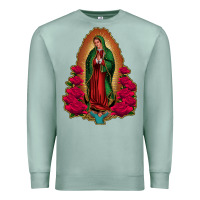 Seafoam our lady of guadalupe Premium Sweatshirt - Jasminsmagicworld