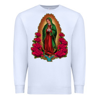White our lady of guadalupe Premium Sweatshirt - Jasminsmagicworld