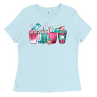 Baby Blue dentist coffee cups Ladies Tee - texasbilliewilder