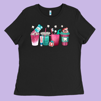 Ladies Tee dentist coffee cups