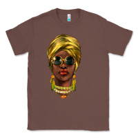 Chestnut african woman Classic Tee - NancyCooperArtShop