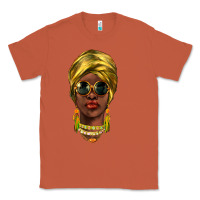 Copper african woman Classic Tee - NancyCooperArtShop