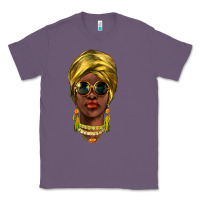 Lavender african woman Classic Tee - NancyCooperArtShop