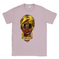 Lilac african woman Classic Tee - NancyCooperArtShop