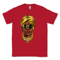 Red african woman Classic Tee - NancyCooperArtShop