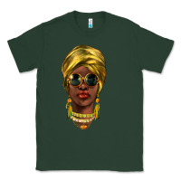 Sports Green african woman Classic Tee - NancyCooperArtShop