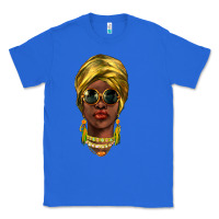 True Royal african woman Classic Tee - NancyCooperArtShop