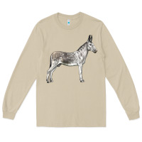 Mushroom Andalusian Donkey Long Sleeve Tee - LillyAllenDesigns