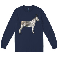 Navy Andalusian Donkey Long Sleeve Tee - LillyAllenDesigns