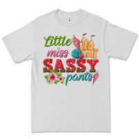Dove Grey little miss sassy pants Premium Tee - texasbilliewilder