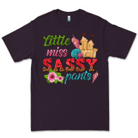 Plum little miss sassy pants Premium Tee - texasbilliewilder
