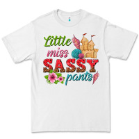 White little miss sassy pants Premium Tee - texasbilliewilder