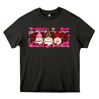 Asphalt Happy valentines day gnomes rose Heavy Core Tee - RanaPortraitStore