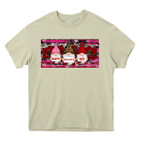 Mossy Happy valentines day gnomes rose Heavy Core Tee - RanaPortraitStore