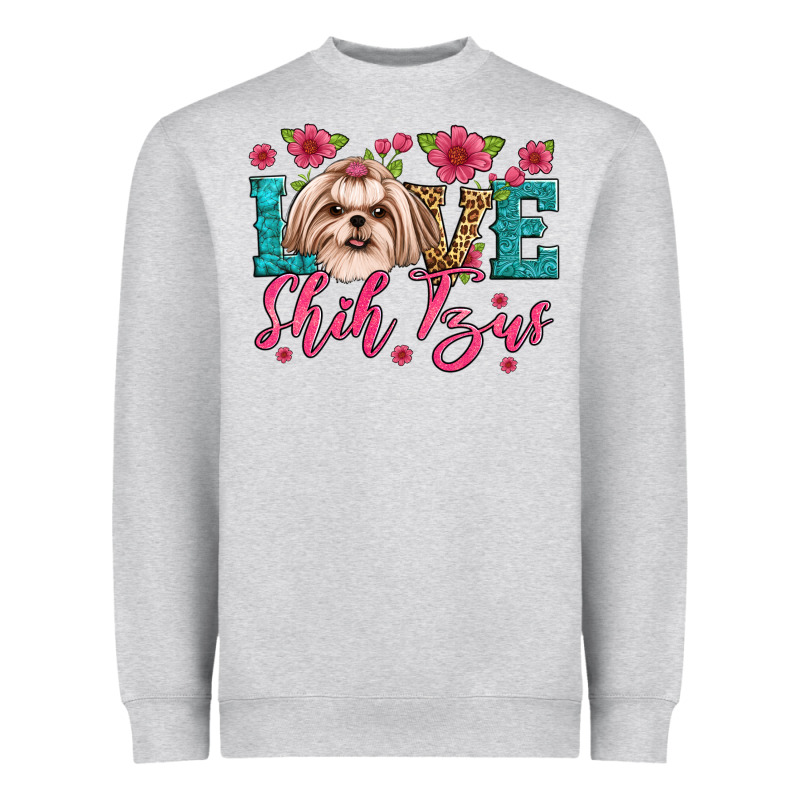 Love Shih Tzus Heavyweight Sweatshirt by Artiststas | Teevron
