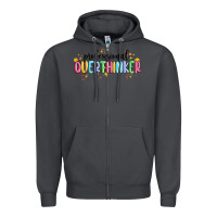 Smoke professional overthinker Zipper Hoodie - MaliasSmallBusiness