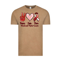 Vintage Coffee peace love cure head and neck cancer Vintage Tee - Jasminsmagicworld