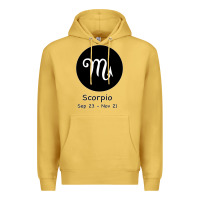 Antique Gold Scorpio Horoscope Premium Hoodie - Bettercallsaul
