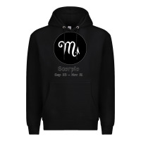 Black Scorpio Horoscope Premium Hoodie - Bettercallsaul