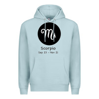 Blue Mist Scorpio Horoscope Premium Hoodie - Bettercallsaul
