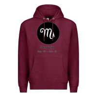 Burgundy Scorpio Horoscope Premium Hoodie - Bettercallsaul