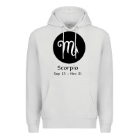 Dove Grey Scorpio Horoscope Premium Hoodie - Bettercallsaul
