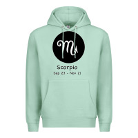 Seafoam Scorpio Horoscope Premium Hoodie - Bettercallsaul
