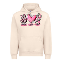 Sandshell peace love cure breast cancer Urban Hoodie - CowGirlArtShop