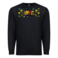 Black for the love of the game softball Premium Sweatshirt - Jasminsmagicworld