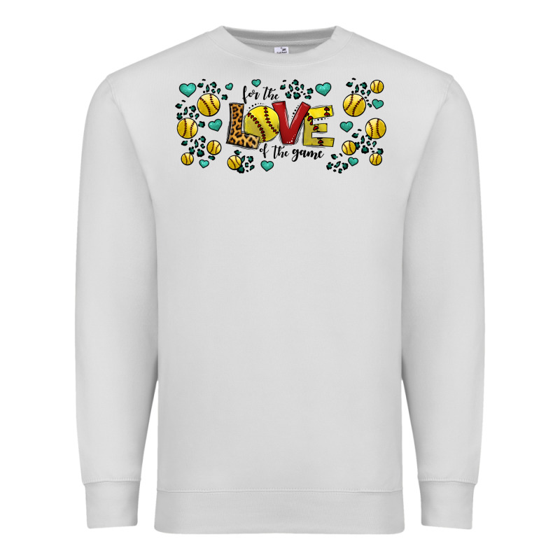 For The Love Of The Game Softball Premium Sweatshirt by Jasminsmagicworld | Teevron
