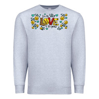 Heather Grey for the love of the game softball Premium Sweatshirt - Jasminsmagicworld