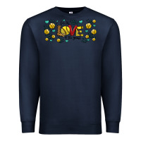 Navy for the love of the game softball Premium Sweatshirt - Jasminsmagicworld