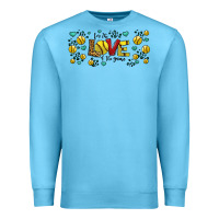 Ocean Blue for the love of the game softball Premium Sweatshirt - Jasminsmagicworld