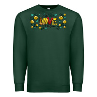 Sports Green for the love of the game softball Premium Sweatshirt - Jasminsmagicworld