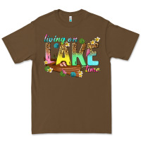 Cacao living on lake time Premium Tee - texasbilliewilder