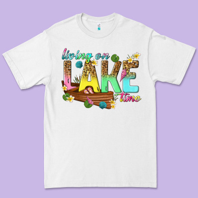 Living On Lake Time Premium Tee Designed By Texasbilliewilder