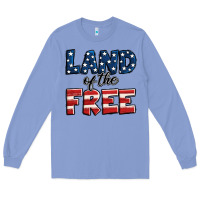 Colony Blue Land of the free America Long Sleeve Tee - Jasminsmagicworld