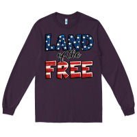 Plum Land of the free America Long Sleeve Tee - Jasminsmagicworld