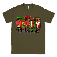 Army Green merry christmas license plate letters Classic Tee - Jasminsmagicworld