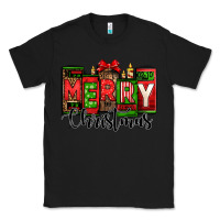 Black merry christmas license plate letters Classic Tee - Jasminsmagicworld