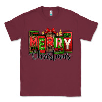 Burgundy merry christmas license plate letters Classic Tee - Jasminsmagicworld