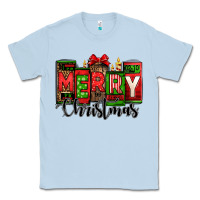 Dusty Blue merry christmas license plate letters Classic Tee - Jasminsmagicworld