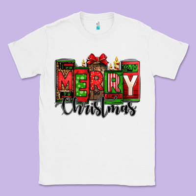 Merry Christmas License Plate Letters Classic Tee Designed By Jasminsmagicworld