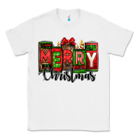 White merry christmas license plate letters Classic Tee - Jasminsmagicworld