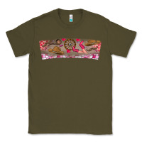 Army Green Howdy Valentine Classic Tee - CowhideDigitalArt