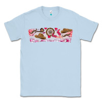 Dusty Blue Howdy Valentine Classic Tee - CowhideDigitalArt