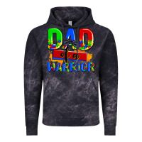 Cloud Black dad of a warrior Vintage Hoodie - AdoDesignShop