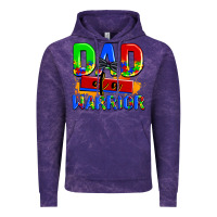 Cloud Purple dad of a warrior Vintage Hoodie - AdoDesignShop