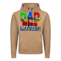 Vintage Coffee dad of a warrior Vintage Hoodie - AdoDesignShop